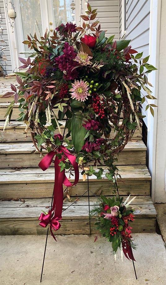 Sympathy Wreath Example